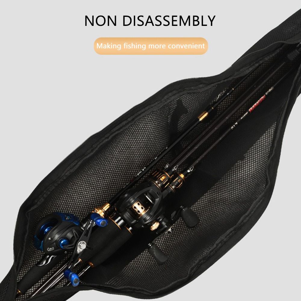 Fishing Rod Case - Tas Joran Pancing Lipat Portabel Hitam