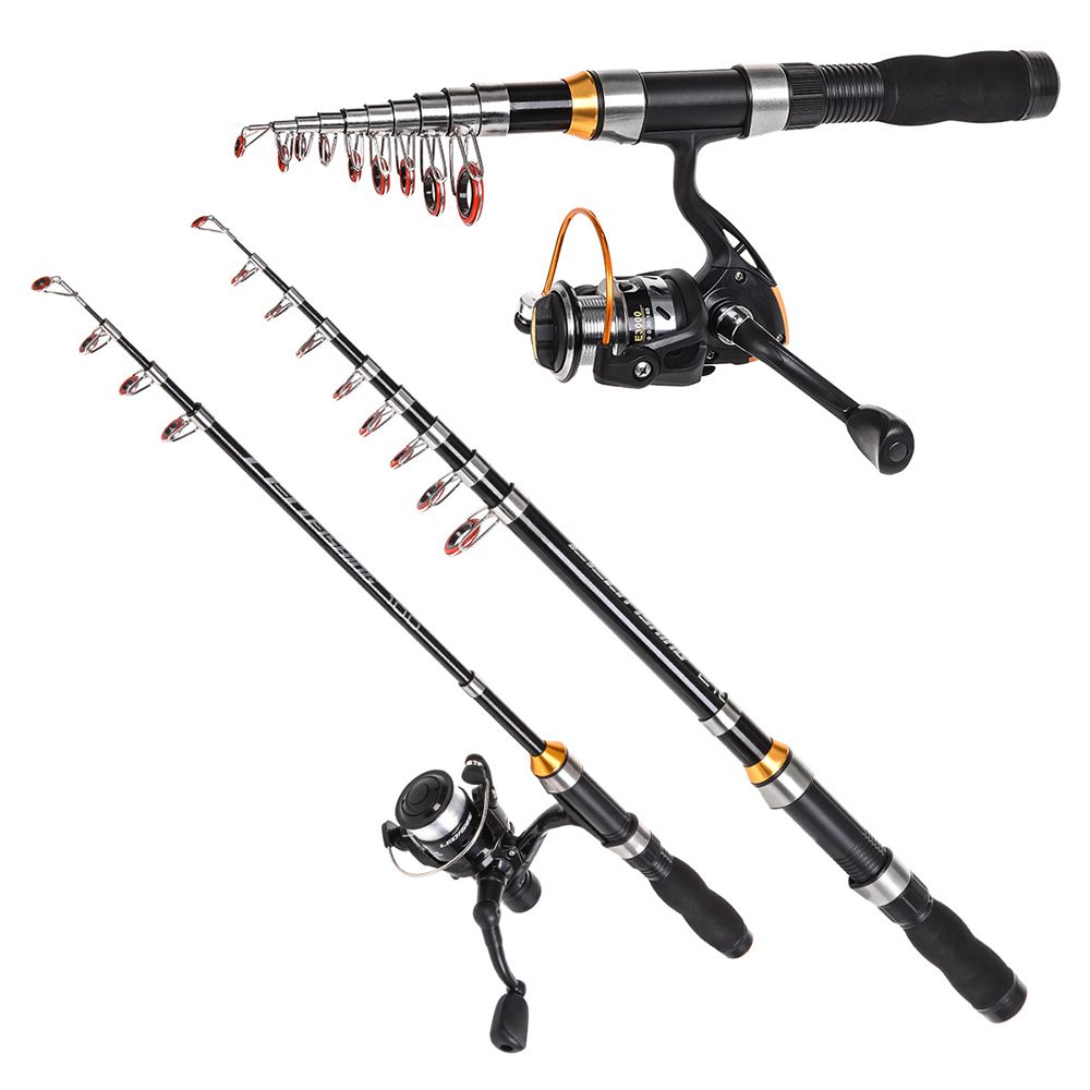 Fishing Rod Surf - Joran pancing Mini teleskopik, tongkat pancing