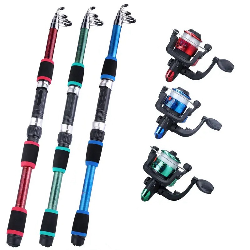 Set tiang pancing, kit lengkap - Fishing Rod Surf ulasan dan harga