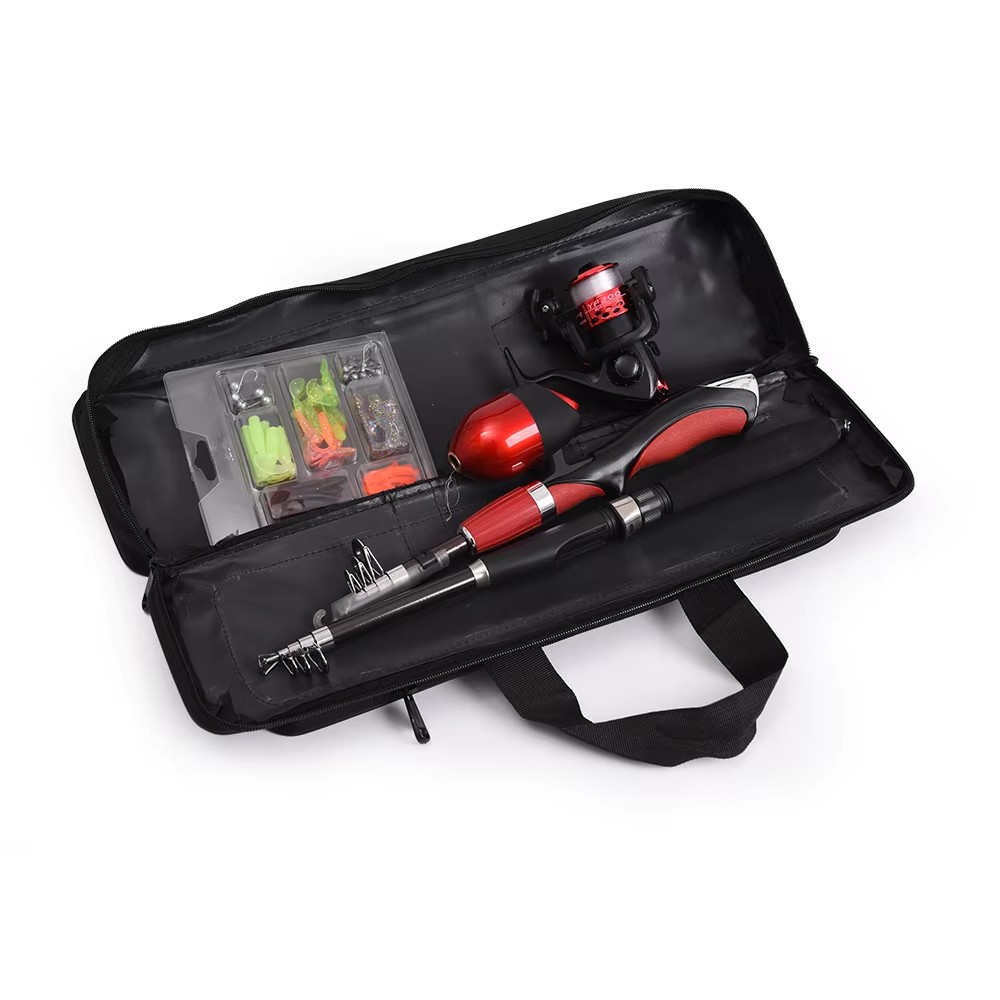 Tas Pancing Kain Oxford Lapis  - Fishing Rod Ice ulasan dan harga