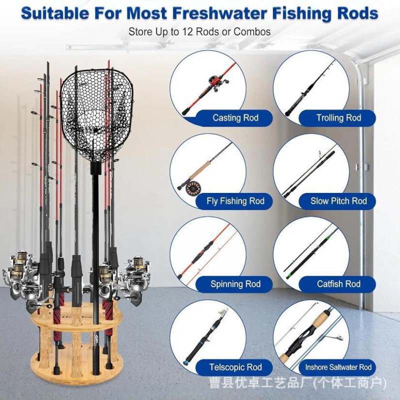 Rak Penyimpanan Joran Pancing  - Fishing Rod Rack ulasan dan harga