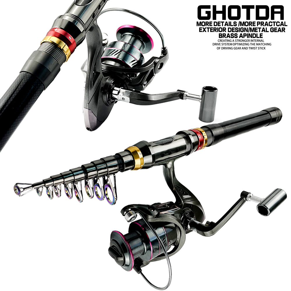 1.8-3.6M Joran Pancing Putar S - Fishing Rod Surf ulasan dan harga