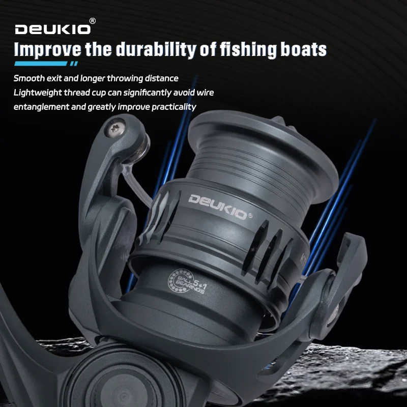 DEUKIO Reel Pancing Ringan Ras - Kastking Reel Zephyr ulasan dan harga