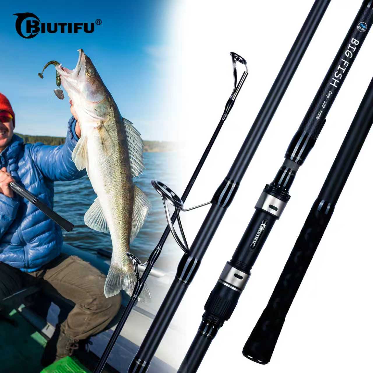 BIUTIFU BIGFISH Joran Pancing  - Fishing Rod Surf ulasan dan harga